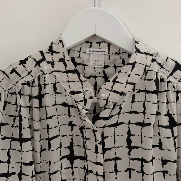Club Monaco 100% Silk Blouse - Picture 3 of 3